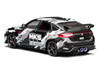 Honda Civic Type R FL5 RHD Right Hand Drive HKS Matt Black with Graphics 1/64 Diecast Model Car MotorHelix M65320