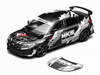 Honda Civic Type R FL5 RHD Right Hand Drive HKS Matt Black with Graphics 1/64 Diecast Model Car MotorHelix M65320