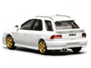 Subaru Impreza WRX STi Wagon Version VI RHD Right Hand Drive Pure White 1/64 Diecast Model Car MotorHelix M67102