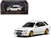 Subaru Impreza WRX STi Wagon Version VI RHD Right Hand Drive Pure White 1/64 Diecast Model Car MotorHelix M67102