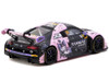Audi R8 LMS GT3 evo II #10 Adderly Fong Uno Racing Team - Kuromi Macau GT Cup - FIA GT World Cup 2024 with Collectible Tarmac Cards Hobby64 Series 1/64 Diecast Model Car Tarmac Works T64-043-24MGP10