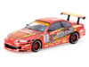 Toyota VERTEX Ridge TE3006 Soarer RHD Right Hand Drive Chrome Red with Graphics Tokyo Auto Salon 2026 Global64 Series 1/64 Diecast Model Car Tarmac Works T64G-080-TE3006
