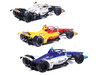 109th Indianapolis 500 2025 Podium Set of 3 IndyCars 1/64 Diecast Model Cars IXO Models IND64030