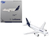 Airbus A319 100 Commercial Aircraft Lufthansa D AIBF White with Dark Blue Tail 1/400 Diecast Model Airplane GeminiJets GJDLH2022