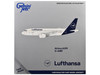 Airbus A319 100 Commercial Aircraft Lufthansa D AIBF White with Dark Blue Tail 1/400 Diecast Model Airplane GeminiJets GJDLH2022