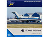 Boeing 727-100 Commercial Aircraft "Eastern Air Lines" (N8164G) White with Blue Stripes 1/400 Diecast Model Airplane by GeminiJets GJEAL2350