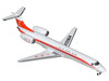 Embraer ERJ-145 Commercial Aircraft "JSX" (N960JX) White with Red Stripes and Tail 1/400 Diecast Model Airplane by GeminiJets GJJSX2403