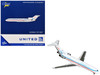 Boeing 727-200 Commercial Aircraft "United Airlines - Stars & Bars/Friend Ship" (N7620U) White with Red and Blue Stripes 1/400 Diecast Model Airplane by GeminiJets GJUAL2352