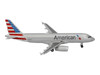 Airbus A320 Commercial Aircraft "American Airlines" (N680AW) Silver with Blue and Red Tail 1/500 Diecast Model Airplane by Herpa HE538879