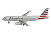 Airbus A320 Commercial Aircraft "American Airlines" (N680AW) Silver with Blue and Red Tail 1/500 Diecast Model Airplane by Herpa HE538879