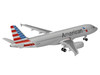 Airbus A320 Commercial Aircraft "American Airlines" (N680AW) Silver with Blue and Red Tail 1/500 Diecast Model Airplane by Herpa HE538879