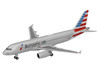 Airbus A320 Commercial Aircraft "American Airlines" (N680AW) Silver with Blue and Red Tail 1/500 Diecast Model Airplane by Herpa HE538879