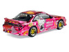 Nissan  Vertex Silvia (S14) RHD Right Hand Drive Hello Kitty Pink Metallic with Graphics Global64 Series 1/64 Diecast Model Car Tarmac Works T64G-018-HK2