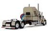 Kenworth W900L with 60" Aerodyne Sleeper and 40' Vintage Trailer Red's Favorites - Jason Sanders Beige with Stripes 1/64 Diecast Model DCP/First Gear 69-2091