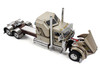 Kenworth W900L with 60" Aerodyne Sleeper and 40' Vintage Trailer Red's Favorites - Jason Sanders Beige with Stripes 1/64 Diecast Model DCP/First Gear 69-2091