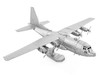 Model Kit Lockheed C-130 Hercules Transport Aircraft United States Air Force Moderate Difficulty Steel Model Metal Earth ME1047