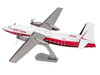 Model Kit Fairchild F-27 Commercial Aircraft Pacific Alaska White with Red Stripes Moderate Difficulty Steel Model Metal Earth ME1049
