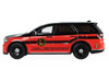 2019 Dodge Durango Lowell Arkansas Fire Department Red and Black with Black Stripes Fire & Rescue Series #5 1/64 Diecast Model Car Greenlight 67070C