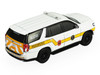 2024 Chevrolet Tahoe Montgomery County Maryland Fire & Rescue Bethesda-Chevy Chase Rescue Squad White with Yellow Stripes Fire & Rescue Series #5 1/64 Diecast Model Car Greenlight 67070D