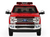 2018 Ford F-350 Pickup Truck Los Angeles Fire Department Red with White Stripes Fire & Rescue Series #5 1/64 Diecast Model Car Greenlight 67070F