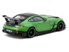 Mercedes-Benz AMG GT Black Series Green Metallic with Black Top and Hood Stripes Global64 Series 1/64 Diecast Model Tarmac Works T64G-042-GR