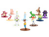 Set of 12 Diecast Figures Toy Story Movie Franchise Nano Metalfigs Series Diecast Models by Jada 37362