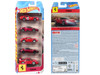 Ferrari 5 piece Set by Hot Wheels Diecast Model Cars by Hot Wheels JLN12