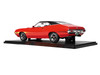 1972 Ford Gran Torino Sport 2-Door Red with Black Vinyl Top 1/18 Diecast Model Car IXO Models 18CMC26322