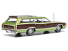 1972 Ford LTD Country Squire Wagon Green Metallic with Woodgrain Sides 1/43 Diecast Model IXO Models CLC608N22