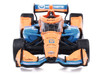 Dallara IndyCar #6 Nolan Siegel NTT Data Arrow McLaren IndyCar Team Road Course Configuration NTT IndyCar Series 2026 1/64 Diecast Model IXO Models IND64046