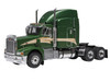 1998 Peterbilt 377 A/E Truck Tractor Green Metallic with Beige Stripes 1/43 Diecast Model IXO Models TR23222