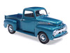 1952 Ford F1 Pickup Truck Blue Metallic 1/24 Diecast Model IXO Models U24RDC004