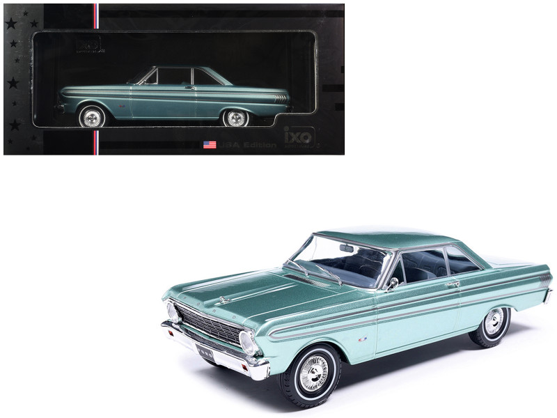 1964 Ford Falcon Dynasty Green Metallic 1/24 Diecast Model IXO Models U24RDC005