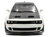 2020 Dodge Challenger SRT Hellcat Redeye Widebody White Knuckle with Matt Black Hood and Top 1/43 Diecast Model Car Solido S4310309