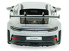 2023 Porsche 911 (992) GT3 RS Ice Gray Metallic with Pyro Red Stripes 1/43 Diecast Model Car Solido S4314802