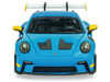 2023 Porsche 911 (992) GT3 RS Tribute to 24 Hours of Daytona 2003 Riviera Blue with Yellow Stripes 1/43 Diecast Model Car Solido S4314803
