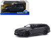 2024 BMW M5 Touring Frozen Deep Gray Metallic with Black Top 1/43 Diecast Model Car Solido S4317502