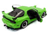 1999 Mazda RX7 Type RS FD3RS RHD Right Hand Drive Neon Green 1/18 Diecast Model Car Solido S1810606