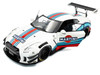 2024 Nissan GT R R35 RHD Right Hand Drive with Liberty Walk 2 0 Body Kit Martini Racing White with Stripes 1/18 Diecast Model Car Solido S1805819