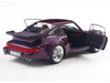 1990 Porsche 911 964 Turbo Violet Blue Metallic 1/18 Diecast Model Car Solido S1803412