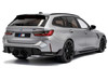 2024 BMW M3 Competition M xDrive Touring Frozen Pure Gray Metallic with Black Top 1/18 Diecast Model Car Solido S1813702