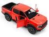 2024 Ford Ranger Raptor Pickup Truck Orange Red 1/18 Diecast Model Car Solido S1813901