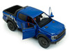 2024 Ford Ranger Raptor Pickup Truck Blue Lightning Metallic 1/18 Diecast Model Car Solido S1813902
