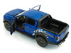 2024 Ford Ranger Raptor Pickup Truck Blue Lightning Metallic 1/18 Diecast Model Car Solido S1813902
