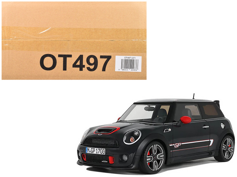 2012 Mini JCW GP2 R56 Thunder Gray Metallic with Light Gray Top Limited Edition to 2000 pieces Worldwide 1/18 Model Car Otto Mobile OT497