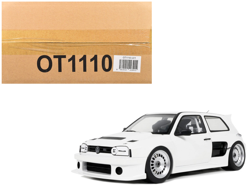 2024 Volkswagen Golf III by Khyzyl Saleem White Limited Edition to 2000 pieces Worldwide 1/18 Model Car Otto Mobile OT1110