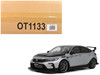 2024 Honda Civic Type R Mugen Group B RHD Right Hand Drive Matt Silver Metallic with Black Hood Limited Edition to 999 pieces Worldwide 1/18 Model Car Otto Mobile OT1133