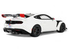 2025 Ford Mustang GTD Spirit of America Performance White with Blue and Red Stripes 1/18 Model Car GT Spirit GT956