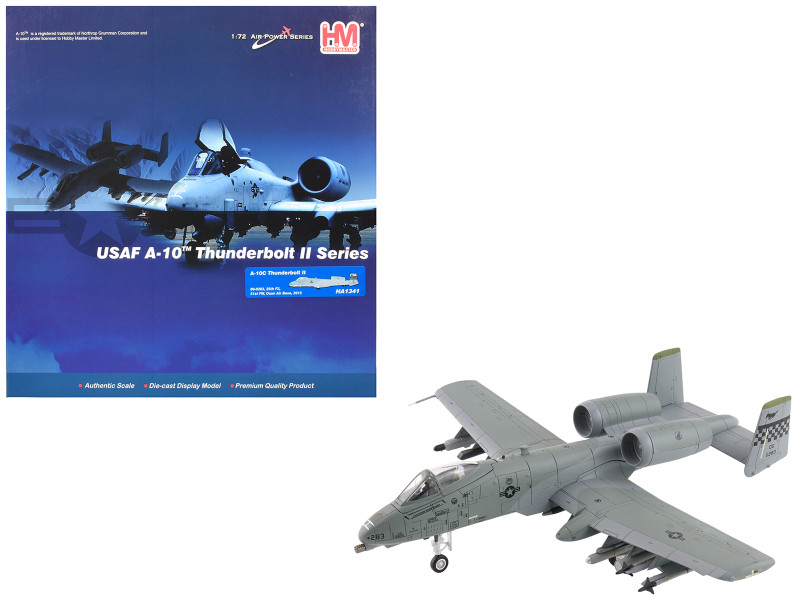 Fairchild Republic A-10C Thunderbolt II Attack Aircraft 80-0283 25th FS 51st FW Osan Air Base 2015 United States Air Force Air Power Series 1/72 Diecast Model Hobby Master HA1341