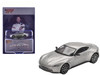 Aston Martin DB10 Silver Metallic 007 James Bond Spectre 2015 Movie Limited Edition 1/64 Diecast Model Car Mini GT MGT00910-007E